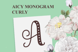 Aicy Monogram Curly: Where Playful Typography Meets Purposeful Design