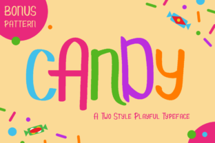 Candy: A Joyful Display Font for Whimsical Design