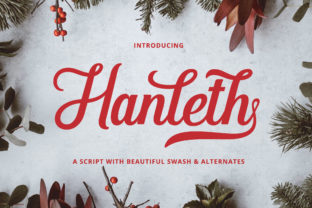 Hantleth: Bold Vintage Display Font
