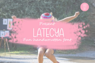 Latecya: The Bold, Cute Display Font That Makes Designs Pop