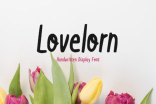 Lovelorn: A Romantic Display Font with Energy