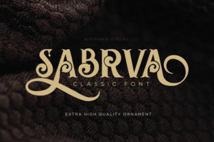 Sabrva: Where Ornamental Precision Meets Display Typography