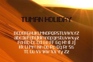 Tuman Holiday: A Bold Display Font for Impact