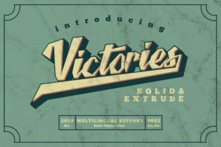 Victories: A Bold Vintage Font with Authentic Charm
